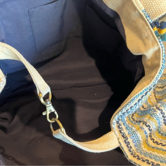 America and Beyond Grecian Nights Evil Eye Tote - Picture 7 of 9